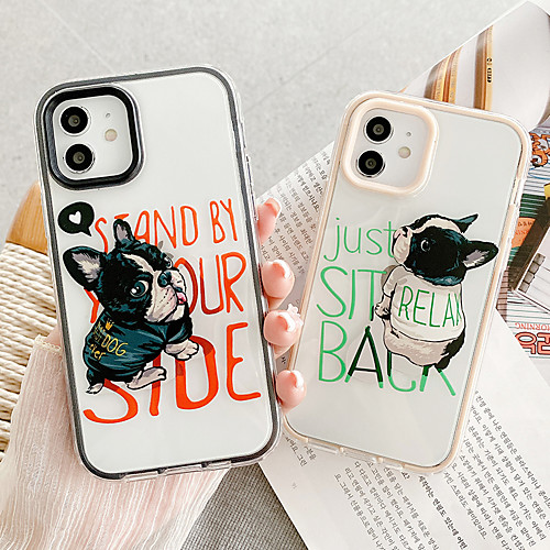 

Phone Case For Apple Back Cover iPhone 12 Pro Max 11 SE 2020 X XR XS Max 8 7 Shockproof Dustproof Cartoon Transparent TPU