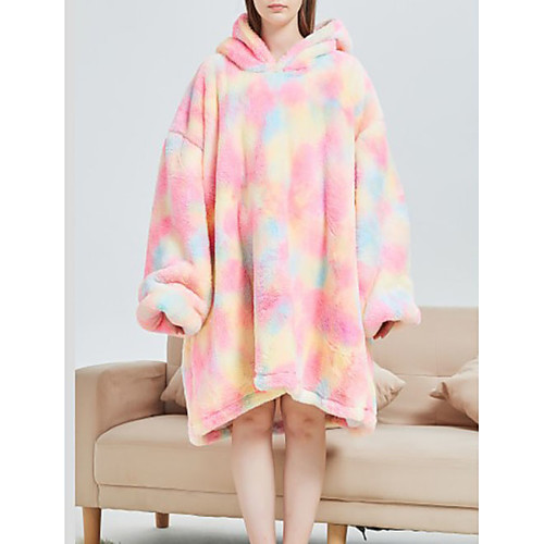 

Women's Hoodie Sweatshirt Solid Color Tie Dye Casual Daily Sports Sportswear Streetwear Hoodies Sweatshirts Purple Blushing Pink Wine