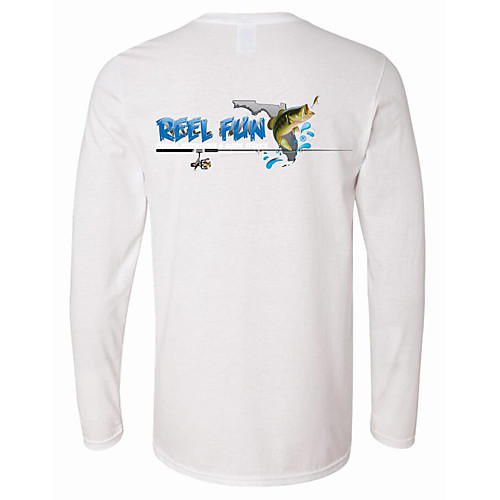 

CAWANFLY Men's Fishing Shirt Outdoor Long Sleeve Quick Dry Breathable Top Autumn / Fall Spring Sports & Outdoor Athleisure Fishing White / Micro-elastic