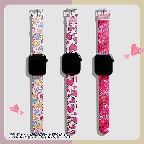 

Smart Watch Band for Apple iWatch 1 pcs Sport Band TPE Replacement Wrist Strap for Apple Watch Series SE / 6/5/4/3/2/1