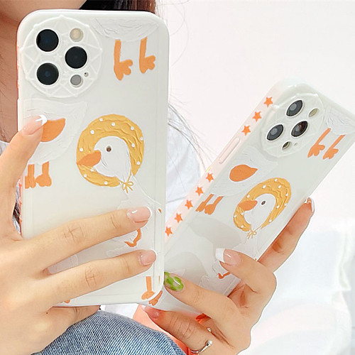 

Phone Case For Apple Back Cover iPhone 12 Pro Max 11 SE 2020 X XR XS Max 8 7 Shockproof Dustproof Cartoon Geometric Pattern TPU