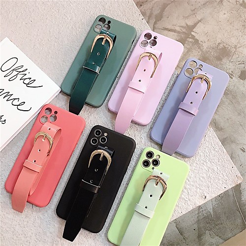 

Phone Case For Apple Back Cover iPhone 12 Pro Max 11 SE 2020 X XR XS Max 8 7 Shockproof Dustproof Solid Colored Silicone