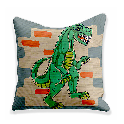 

Dinosaur Double Side Cushion Cover 1PC Soft Decorative Square Throw Pillow Cover Cushion Case Pillowcase for Bedroom Livingroom Superior Quality Machine Washable Outdoor Cushion for Sofa Couch Bed Chair Animal Theme