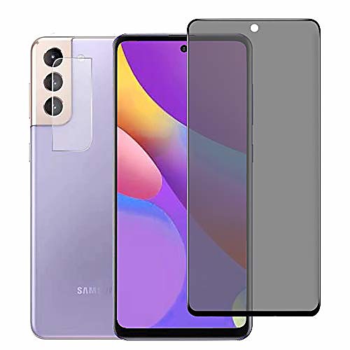 

(11 pack) galaxy s21 plus screen protector [camera lens protector][privacy ][easy install & no bubbles][touch sensitive] tempered glass film for samsung galaxy s21 5g (6.7inch)