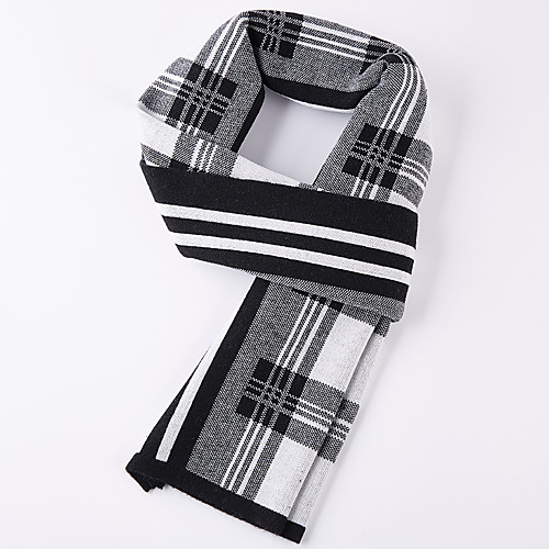 

Men's Rectangle Scarf Daily As Per Picture Scarf Lattice