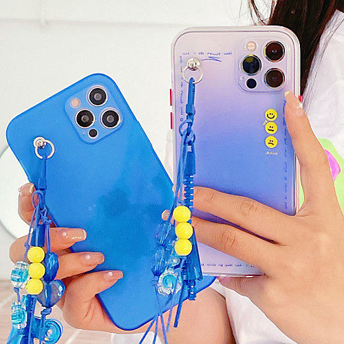 

Phone Case For Apple Back Cover iPhone 12 Pro Max 11 SE 2020 X XR XS Max 8 7 Shockproof Dustproof Color Gradient TPU