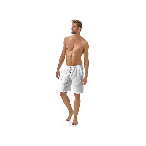 

Men's Shorts Sports Sports Shorts Pants Solid Color Short Sporty White Black Navy Blue