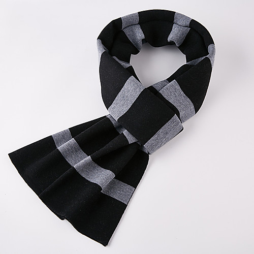 

Men's Rectangle Scarf Daily As Per Picture Scarf Striped