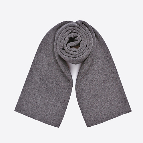 

Men's Rectangle Scarf Daily As Per Picture Scarf Solid Colored