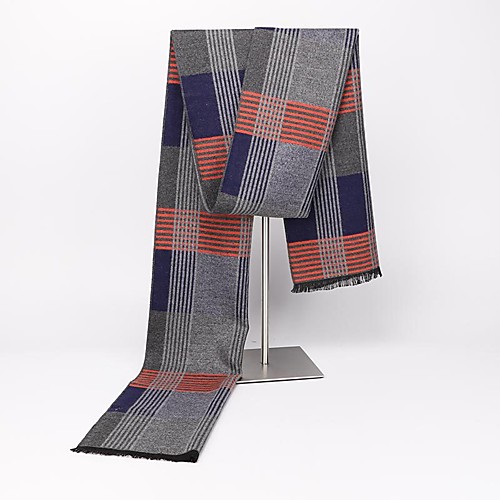 

Men's Rectangle Scarf Daily Wear As Per Picture Scarf Print