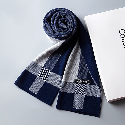 

Men's Rectangle Scarf Daily As Per Picture Scarf Lattice