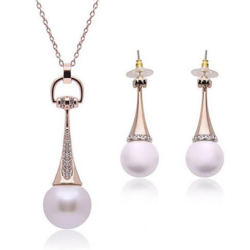 

Women's Jewelry Set Stylish Fashion Earrings Jewelry Silver / Gold For Gift Formal