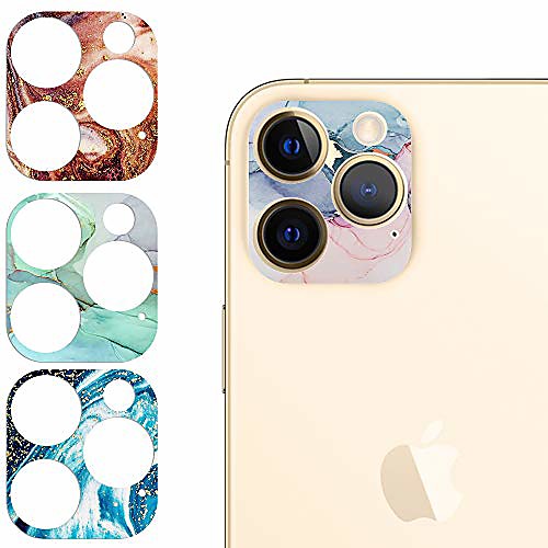 

camera lens protector for iphone 12 pro max [4 pack] [case friendly] [easy installation] [anti-scratch] lens screen cover film for iphone 12 pro max(marble)