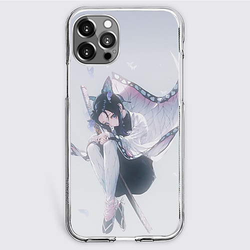 

Demon Slayer: Kimetsu no Yaiba Cartoon Characters Phone Case For Apple iPhone 12 Pro Max 11 SE 2020 X XR XS Max 8 7 Unique Design Protective Case Shockproof Dustproof Back Cover TPU