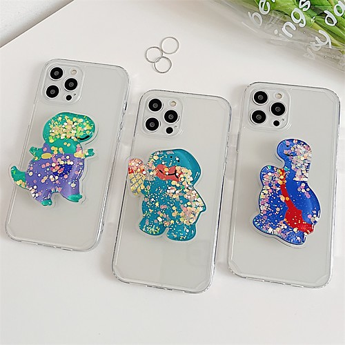 

Phone Case For Apple Back Cover iPhone 12 Pro Max 11 SE 2020 X XR XS Max 8 7 Shockproof Dustproof with Stand Cartoon TPU