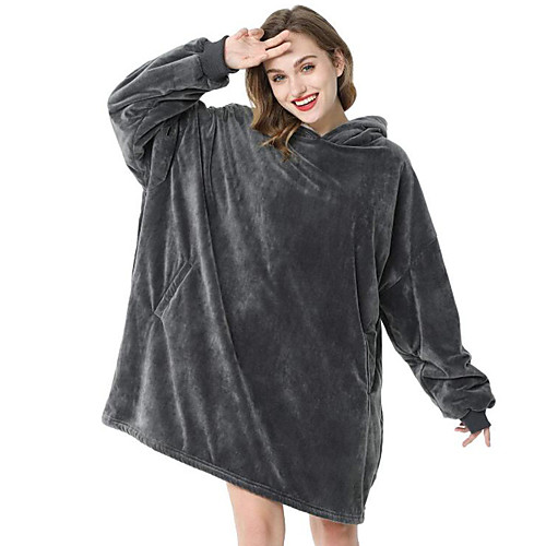 

Women's Hoodie Sweatshirt Plaid Solid Color Front Pocket Casual Daily Sports Sportswear Streetwear Hoodies Sweatshirts Blue Purple Green