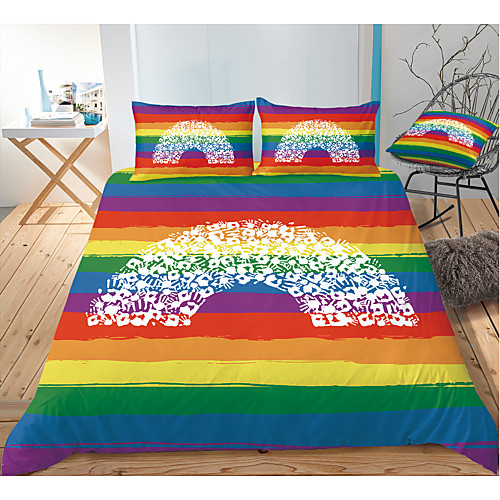 

Colorful Tie Dye Duvet Cover Set Boho Hippie Bedding Set Rainbow Tie Dyed Comforter Cover Queen 3 Pieces for Kids Teens Adults 1