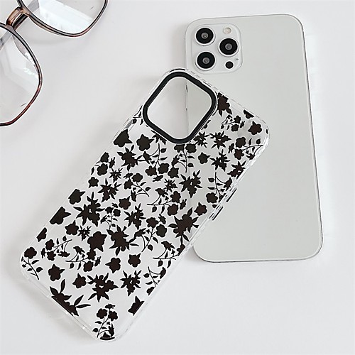 

Phone Case For Apple Back Cover iPhone 12 Pro Max 11 SE 2020 X XR XS Max 8 7 Shockproof Dustproof Flower TPU