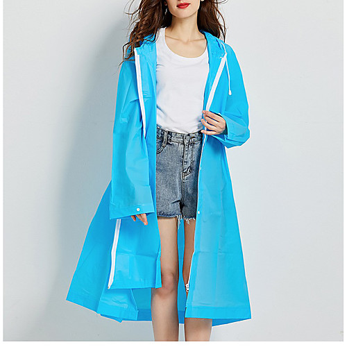 

Women's Coat Causal All Seasons Long Coat V Neck Standard Fit Casual Jacket Solid Color Modern Style Blue Blushing Pink