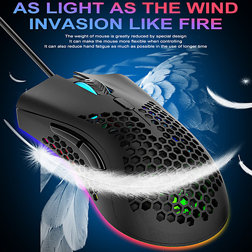 

M7 Wired USB Gaming Mouse 12000 dpi 6 Adjustable DPI Levels 7 pcs Keys