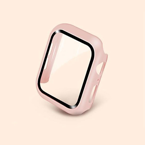 

Cases For Apple iWatch Apple Watch Series 6 / SE / 5/4 44mm / Apple Watch Series 6 / SE / 5/4 40mm / Apple Watch Series 3/2/1 38mm Plastic / Tempered Glass Screen Protector Smart Watch Case
