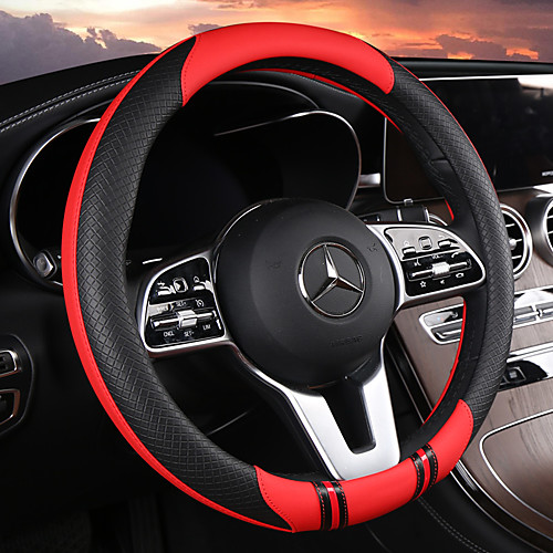 

Steering Wheel Covers Leather Black For universal All years