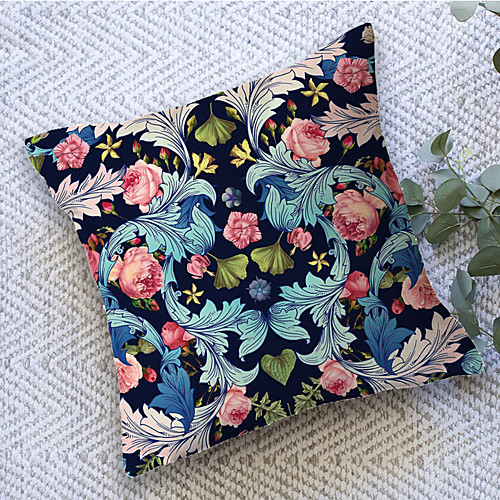 

Floral Double Side Cushion Cover 1PC Soft Decorative Square Throw Pillow Cover Cushion Case Pillowcase for Bedroom Livingroom Superior Quality Machine Washable Outdoor Cushion for Sofa Couch Bed Chair