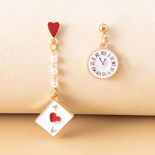 

Women's Drop Earrings Earrings Monogram Fashion Modern Korean Sweet Earrings Jewelry Gold For Gift Date Promise 1 Pair