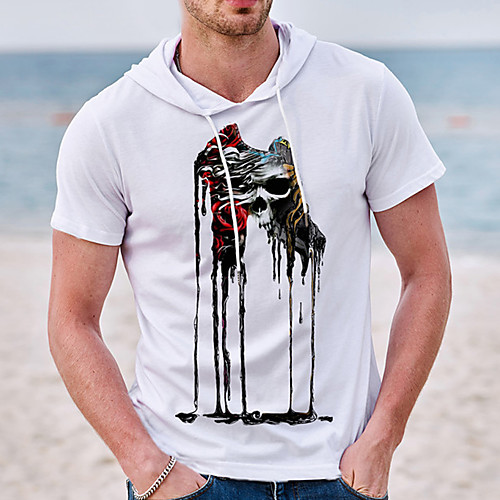 

Men's Unisex Tee T shirt Shirt Hot Stamping Graphic Prints Shoe Plus Size Short Sleeve Casual Tops Cotton Basic Designer Big and Tall White