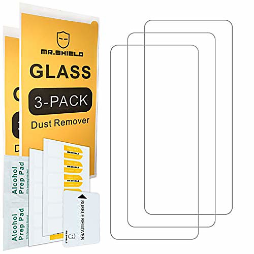 

[3-pack]- designed for xiaomi mi 10t pro 5g [tempered glass] [japan glass with 9h hardness] screen protector with lifetime replacement