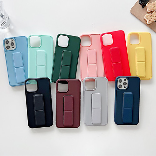 

Phone Case For Apple Back Cover iPhone 12 Pro Max 11 SE 2020 X XR XS Max 8 7 Shockproof Dustproof Solid Colored TPU