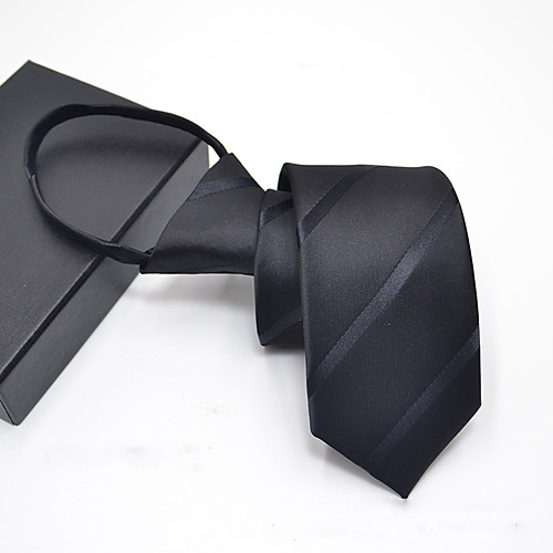 

Men's Party Necktie - Print Stylish / Pure Color / Zipper