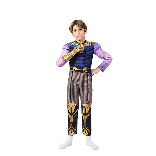 

Movie / TV Theme Costumes Cosplay Costume Kid's Boys' Halloween Halloween Festival Halloween Children's Day Festival / Holiday Terylene Purple / Blue Easy Carnival Costumes Graphic / Leotard / Onesie