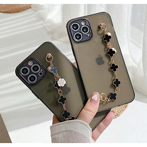 

Phone Case For Apple Back Cover iPhone 12 Pro Max 11 SE 2020 X XR XS Max 8 7 Shockproof Dustproof Solid Colored TPU