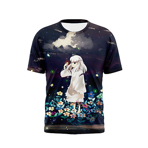 

Inspired by InuYasha Cosplay Anime Cartoon 100% Polyester Print 3D Harajuku Graphic T-shirt For Women's / Men's