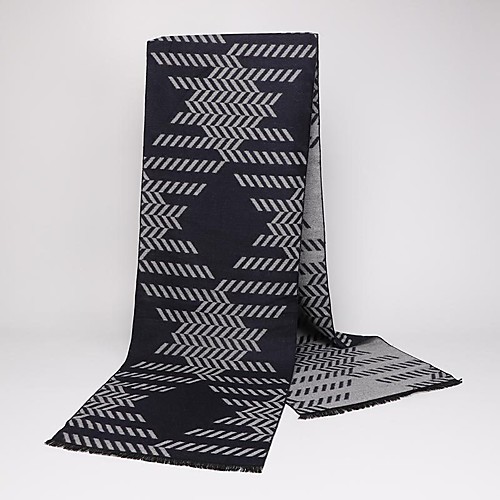

Men's Rectangle Scarf Daily Wear As Per Picture Scarf Lattice