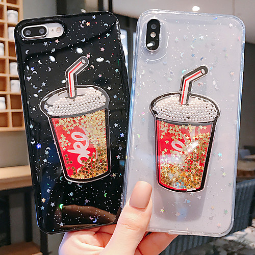 

Phone Case For Apple Back Cover iPhone 12 Pro Max 11 SE 2020 X XR XS Max 8 7 6 Shockproof Dustproof Glitter Shine TPU