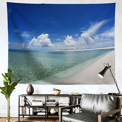 

Ocean Wall Tapestry Art Decor Blanket Curtain Hanging Home Bedroom Living Room Decoration Polyester
