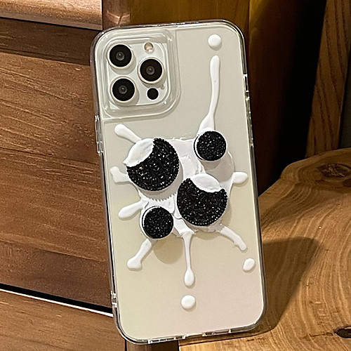 

Phone Case For Apple Back Cover iPhone 12 Pro Max 11 SE 2020 X XR XS Max 8 7 Shockproof Dustproof Graphic Transparent TPU