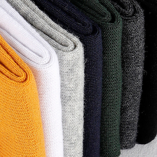 

Men's Socks Fashion Socks Thin Daily Black 1 5 Pairs