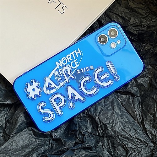 

Phone Case For Apple Back Cover iPhone 12 Pro Max 11 SE 2020 X XR XS Max 8 7 Shockproof Dustproof Word / Phrase TPU
