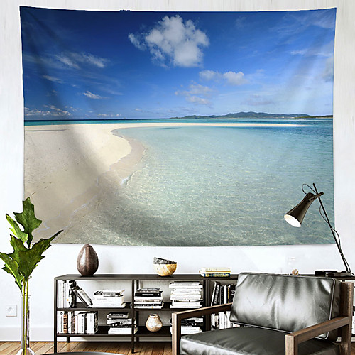 

Landscape Wall Tapestry Art Decor Blanket Curtain Hanging Home Bedroom Living Room Decoration Polyester Ocean