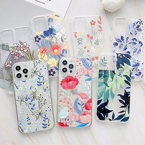 

Phone Case For Apple Back Cover iPhone 12 Pro Max 11 SE 2020 X XR XS Max 8 7 Shockproof Dustproof Graphic Transparent TPU