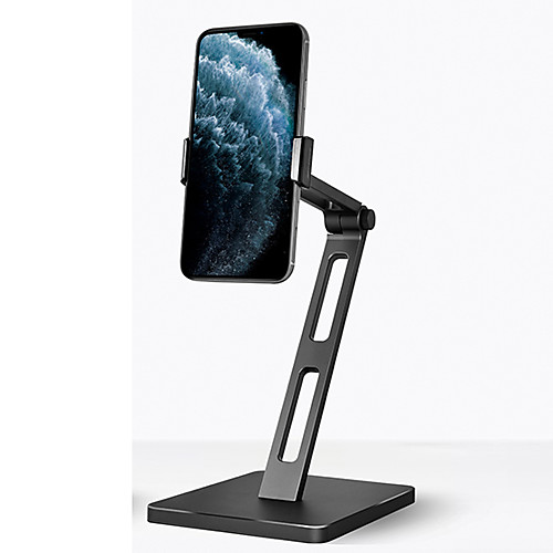 

Phone Holder Stand Mount Desk Adjustable Stand Phone Holder Adjustable 360°Rotation Aluminum Phone Accessory iPhone 12 11 Pro Xs Xs Max Xr X 8 Samsung Glaxy S21 S20 Note20