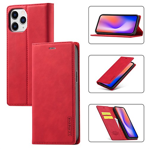 

Phone Case For Apple Full Body Case iPhone 12 Pro Max 11 SE 2020 X XR XS Max 8 7 Card Holder Shockproof Dustproof Solid Colored PU Leather