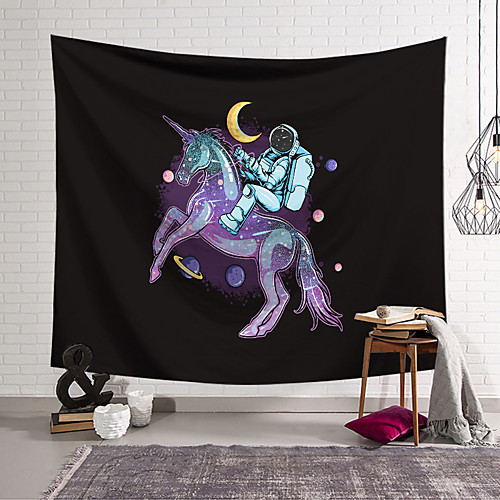 

Astronaut Wall Tapestry Art Decor Blanket Curtain Hanging Home Bedroom Living Room Decoration Polyester
