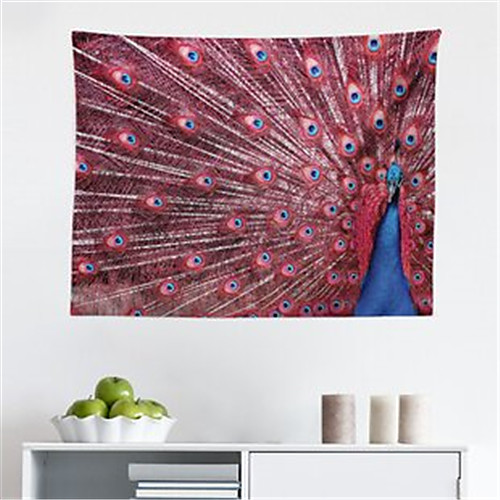 

Peacock Wall Tapestry Art Decor Blanket Curtain Hanging Home Bedroom Living Room Decoration