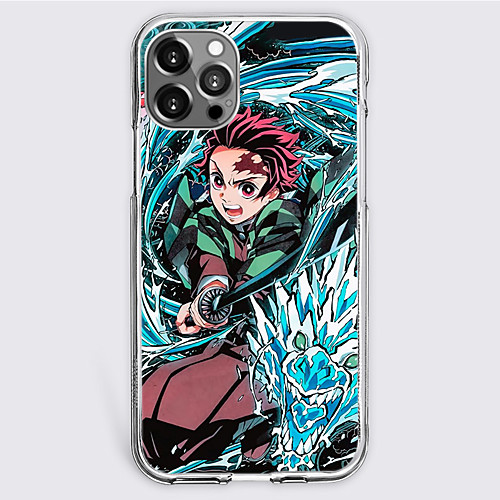 

Demon Slayer: Kimetsu no Yaiba Cartoon Characters Phone Case For Apple iPhone 12 Pro Max 11 SE 2020 X XR XS Max 8 7 iPhone 12 iPhone 11 Unique Design Protective Case Shockproof Dustproof Back Cover