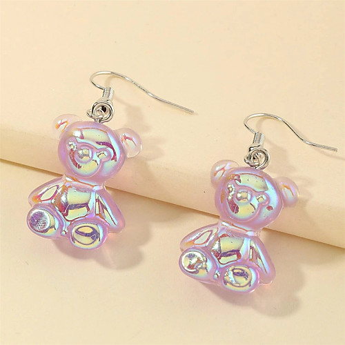 

Women's Drop Earrings Earrings Classic Birthday Animal Romantic Cute Sweet Earrings Jewelry Purple For Birthday Engagement Date Vacation Festival 1 Pair