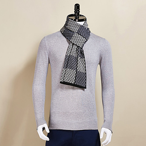 

Men's Rectangle Scarf Daily As Per Picture Scarf Print